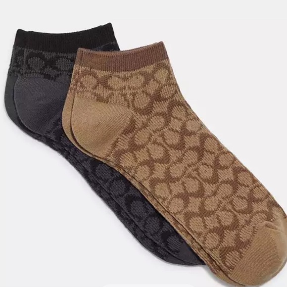 Coach Accessories - Coach Signature Ankle Socks nwt in packaging